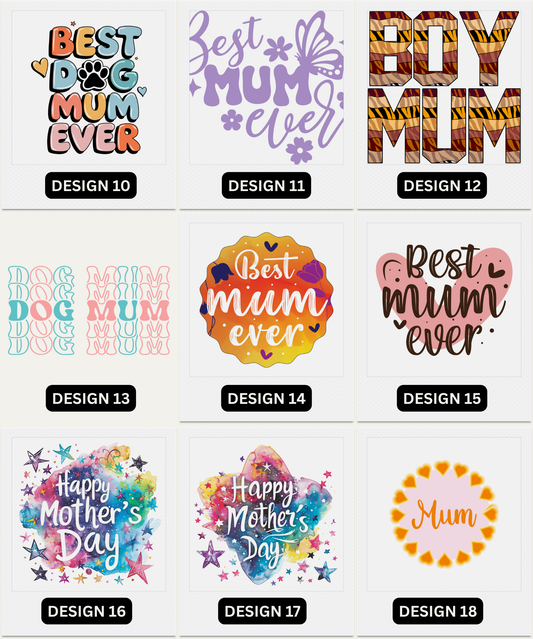 Mum Fridge Magnets | Pre-Made Magnet Designs