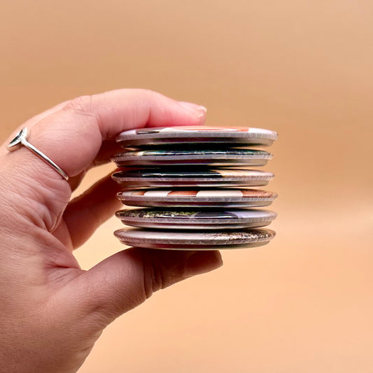 Round Custom Photo Magnets| sets of 4-12 | 58mm