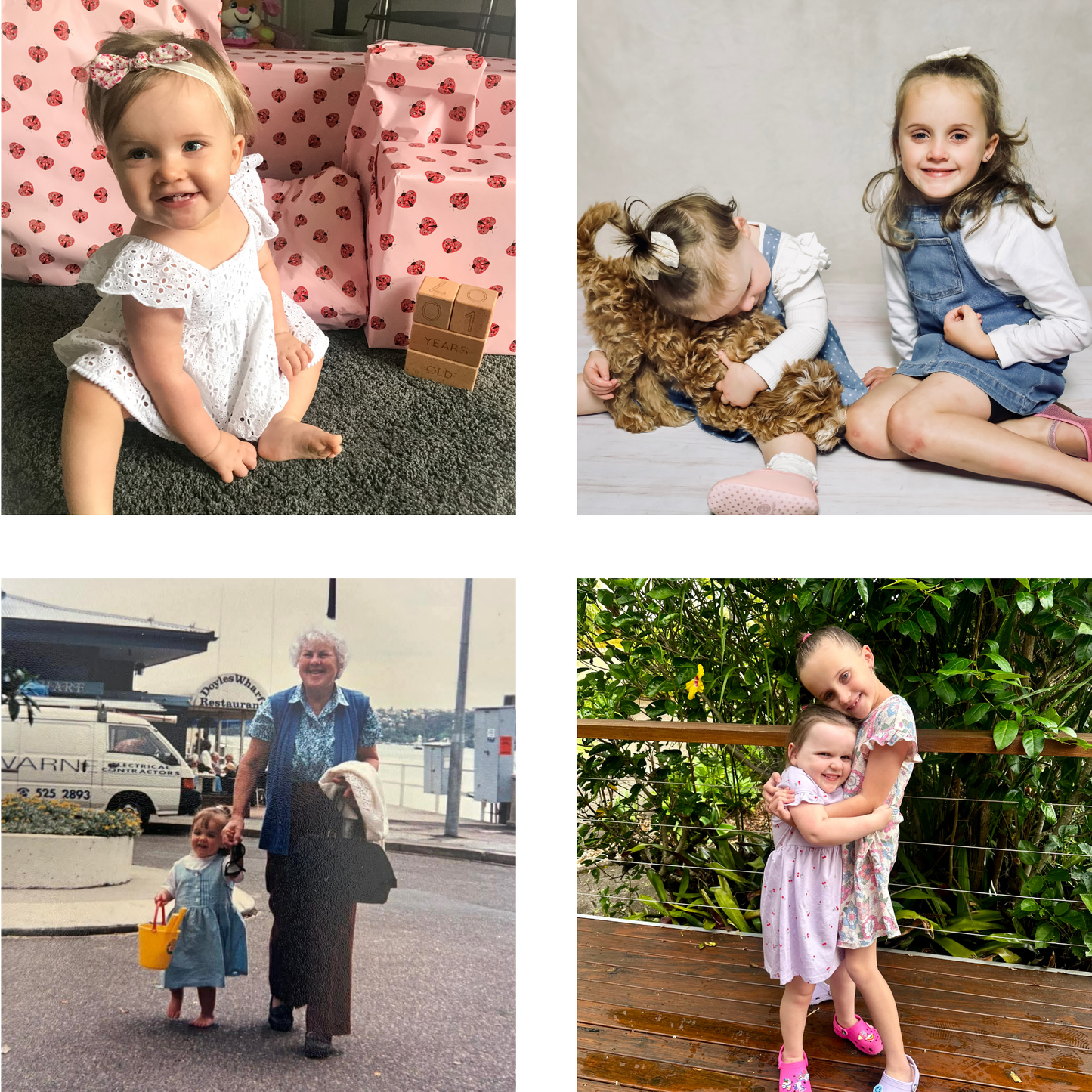 Square Custom Photo Magnets | sets of 4-12 | 50mm x 50mm