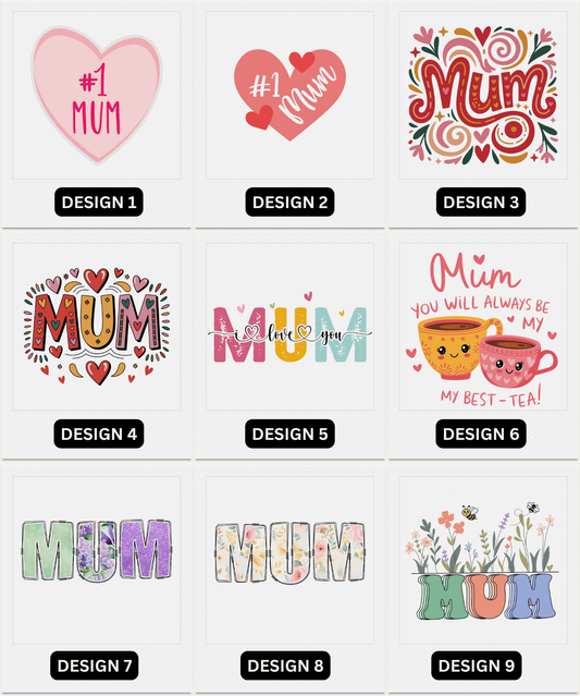 Mum Fridge Magnets | Pre-Made Magnet Designs