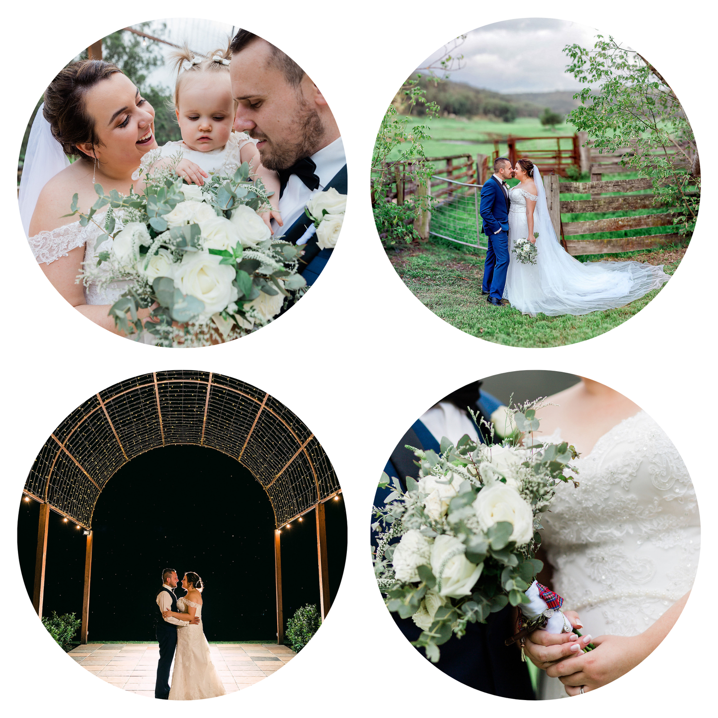 Round Custom Photo Magnets| sets of 4-12 | 58mm
