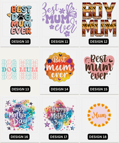 Mum Fridge Magnets | Pre-Made Magnet Designs