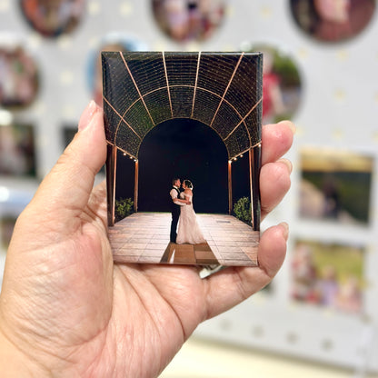 Rectangle Custom Photo Magnets | sets of 4-12 | 65mm x 90mm