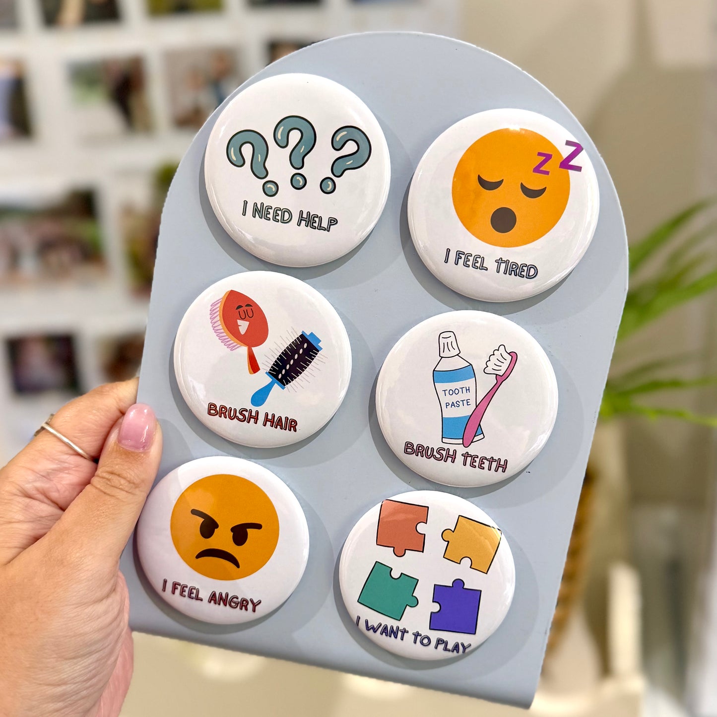 Communication Magnets - 18 Piece Set - 58mm