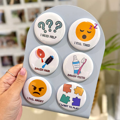 Communication Magnets - 18 Piece Set - 58mm