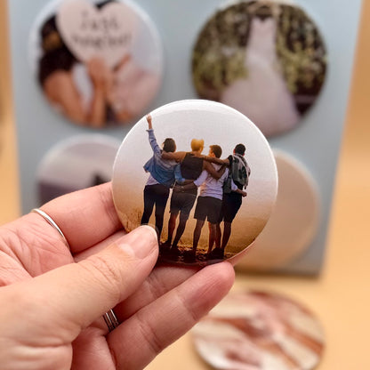 Round Custom Photo Magnets| sets of 4-12 | 58mm