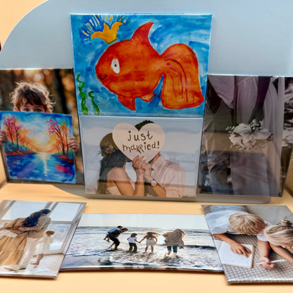 Rectangle Custom Photo Magnets | sets of 4-12 | 65mm x 90mm