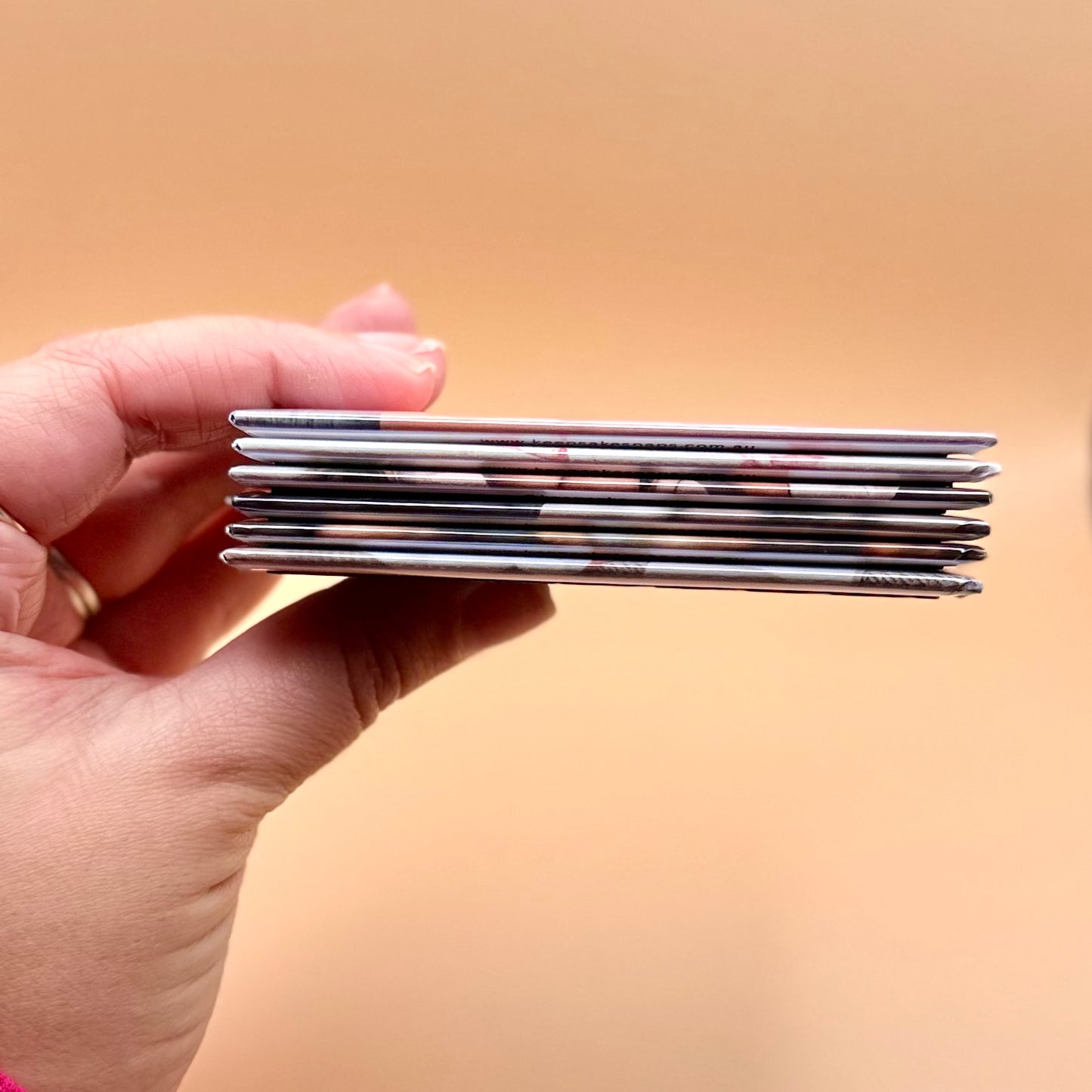 Rectangle Custom Photo Magnets | sets of 4-12 | 65mm x 90mm