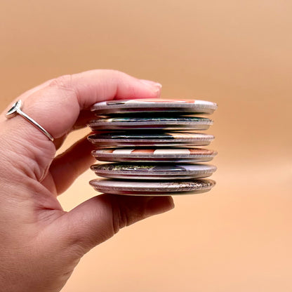 Round Custom Photo Magnets| sets of 4-12 | 58mm