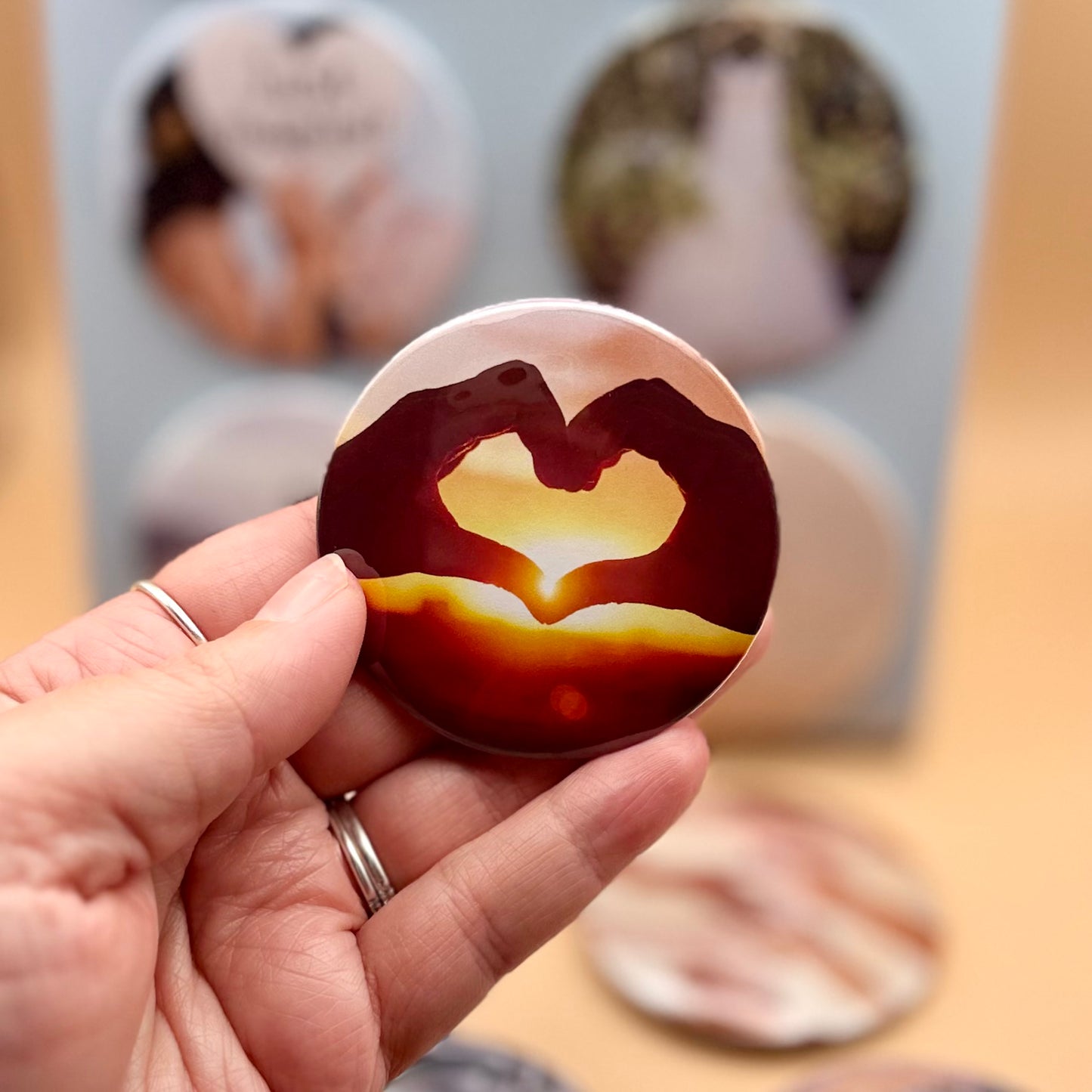 Round Custom Photo Magnets| sets of 4-12 | 58mm
