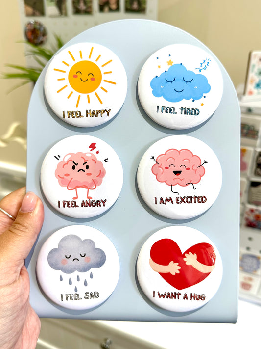 Communication Magnets - 18 Piece Set - 58mm