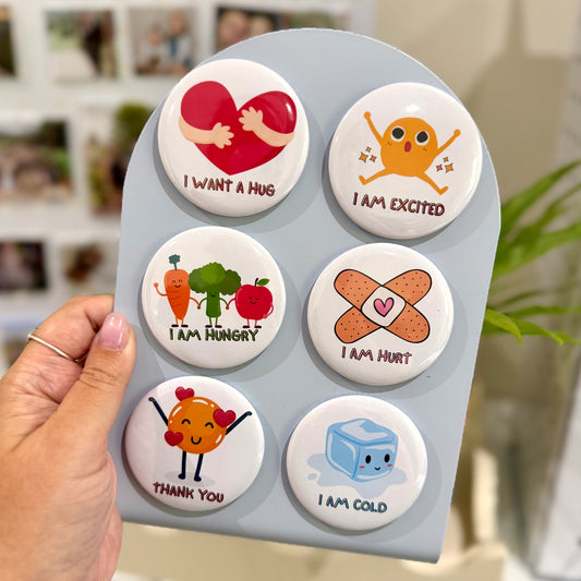 Communication Magnets - 18 Piece Set - 58mm