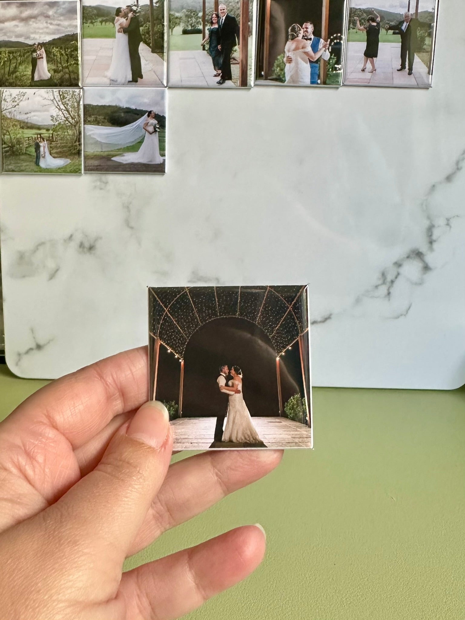 Personalised Photo Fridge Magnets: Custom Keepsake Gift (5cm)