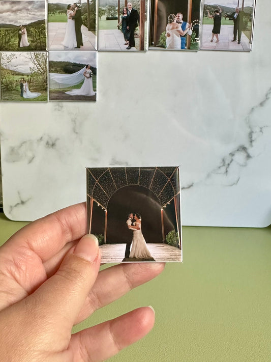 Square Custom Photo Magnet - 50mm x 50mm