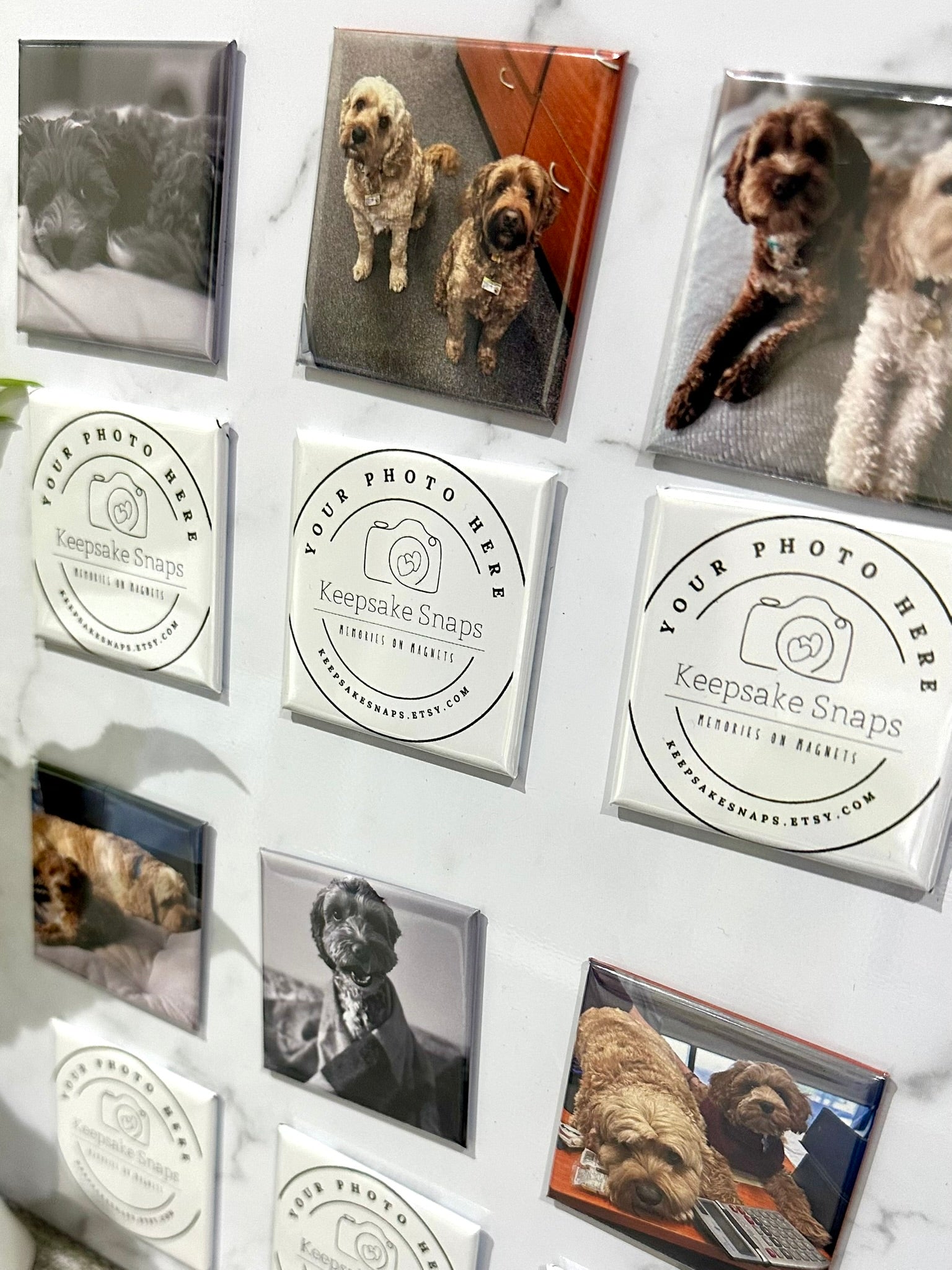 Personalised Photo Fridge Magnets: Custom Keepsake Gift (5cm)