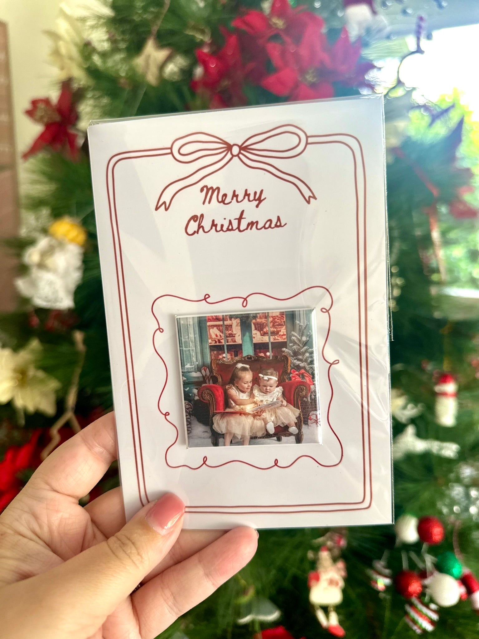 Christmas Photo Magnet Pack  – Personalised Fridge Magnet Set