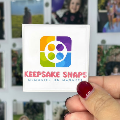 Square Custom Photo Magnets | sets of 4-12 | 50mm x 50mm