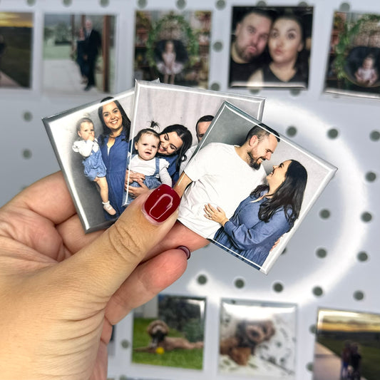 Square Custom Photo Magnet - 50mm x 50mm